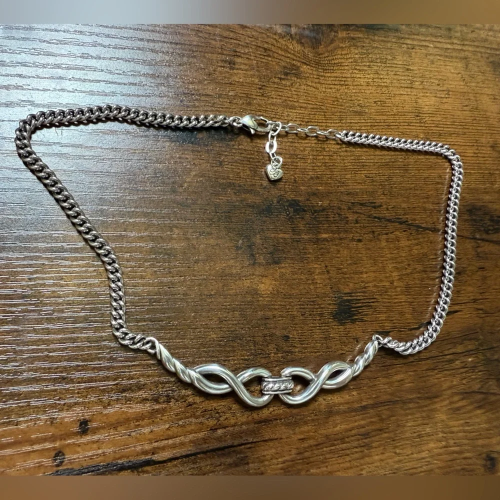 Brighton Interlok Infinity Collar Necklace - Picture 3 of 7
